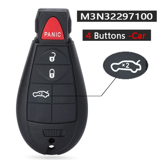 Dodge Dart 2012-2016 4 Button ID46 433Mhz Fobik for FCC: M3N32297100